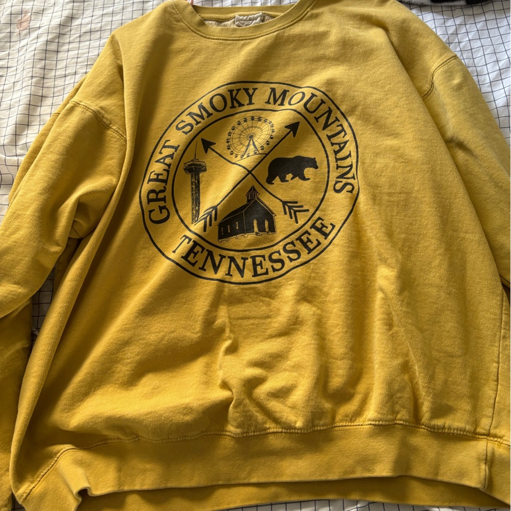 Vintage Mustard Sweatshirt